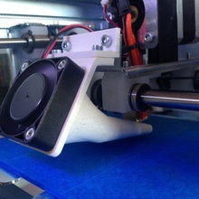 fan duct arduino materia 101 tool 3d printer parts 3d print model - Mito3D