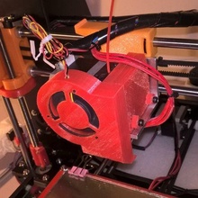 Ventilator Leitung ctc Prusa i3 Profi 40mm Kühler Extruder pla 3d_printer_parts 3d print model - Mito3D