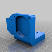 fan duct i3mini combo 3d_printer_parts 3d print model - Mito3D
