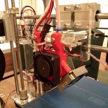 conducto del ventilador mini titular sunhokey prusa i3 herramienta 3d print model - Mito3D