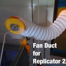 fan duct replicator 22x enclosure tool fume 3d printer accessories 3d print model - Mito3D