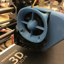 ventilador guarda duto velocidade pilha 40mm impressora monte extrusora protetor mortalha 3d print model - Mito3D