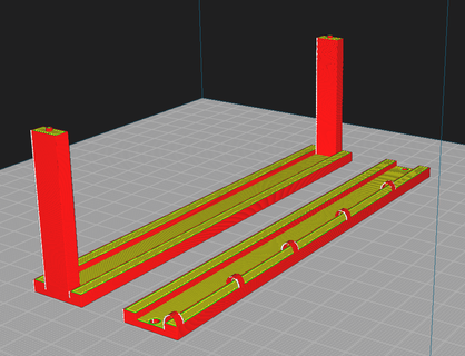 Ventilator Halter Unterstützung 50mm Heizung Booster Verstärker 3d print model - Mito3D