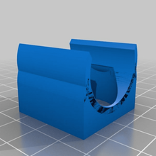 fan holder bigger 25 mm heatsink 3d_printer_accessories 3d print model - Mito3D