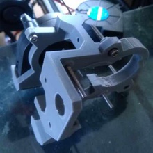 fan holder three radial cooling 5015 tool 3d printer parts 3d print model - Mito3D
