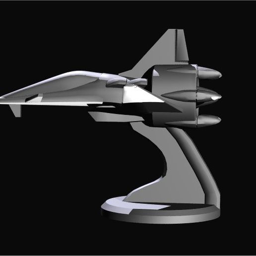 fan jet game robotech stonetemplestudios 6mm fanjet 285 3D print model - Mito3D