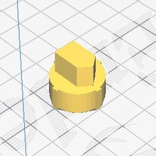 ventilateur bouton 3d print model - Mito3D