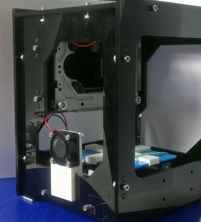 fan mount neje laser engraver holder machine tools manufacture makers 3d print model - Mito3D