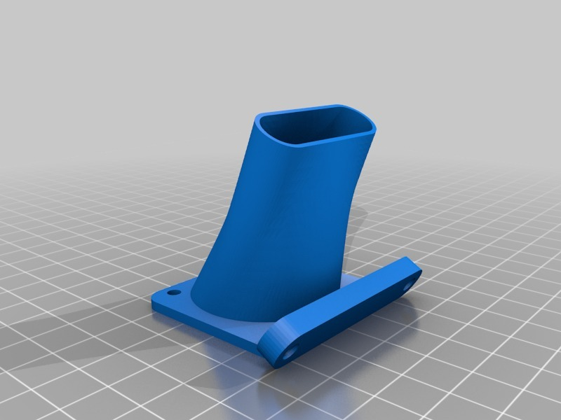 hayran ağızlık ekstrüder Mendel i2 aktif soğutma kanal binmek 3d yazıcı Aksesuarlar 3D print model - Mito3D