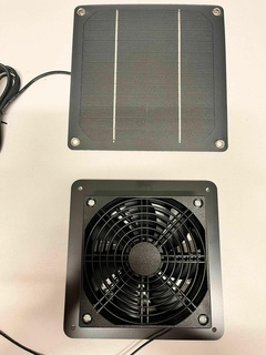 ventilador reductor 120x120 pc solar paneles aireador 3d print model - Mito3D
