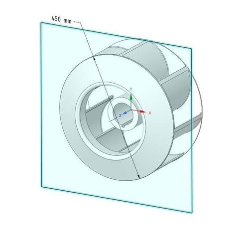 fan rotor home pump 3D print model - Mito3D