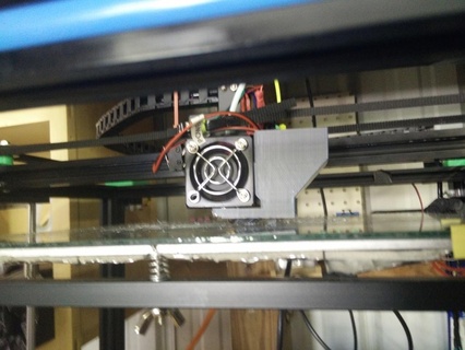 fan shroud tronxy x5s using 40mm cooling 3d printing 3d print model - Mito3D