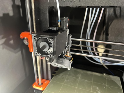 fan support mk3s+ extruder mk3 mk3s extrude 3d print model - Mito3D