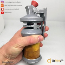fanart grenade de gaz jeu fortnite prop accessoires cosplay collecteur collection pistolet 3d print model - Mito3D