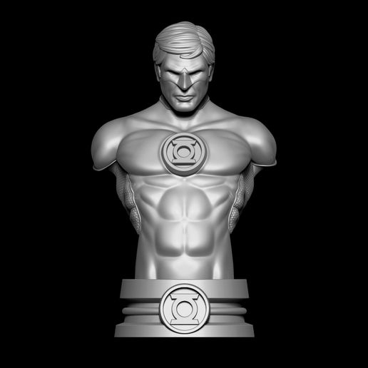 Admirador arte hal Jordânia verde lanterna fracasso green lantern batman Super homen anel corpo polícia dc quadrinho maravilha MCU DCU heroi super herói 3D print model - Mito3D