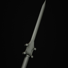fanart heman sword nerd geek 3d print model - Mito3D