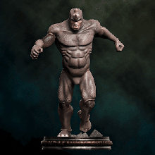 arte fan rinoceronte hombre araña estatua Arte spider man mal enemigo villano miles morales pedro Parker 3d print model - Mito3D