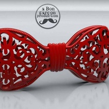 schick Bogen Krawatte Ausführung 20 Mode Zubehör Bindungen Hipster Party 3d print model - Mito3D