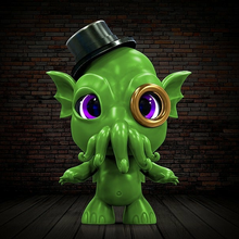 fancy cthulhu fun sculpture toy whimsical whimsy sculptures 3d print model - Mito3D