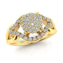 schick Ring Schmuck Juwel Engagement Hochzeit Diamant druckbar Gold Mode Weiß Anhänger Halskette Saphir Ohrringe 3d print model - Mito3D