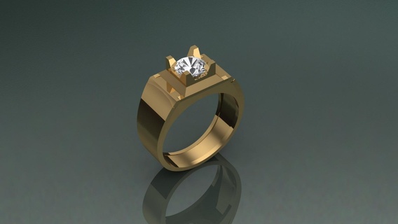 fancy ring 03 rings diamonds stons best 3d print model - Mito3D