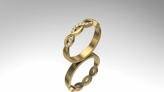 schick Ringe 066 Ring Schmuck Design Beste Diamant Engagement Hochzeit Gold großartig druckbar wertvoll Mode Saphir leuchtenden Juwel 3d print model - Mito3D