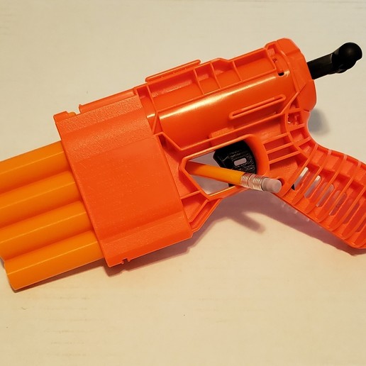 fang qs-4 nerf blaster barrel replacement game mod 3D print model - Mito3D