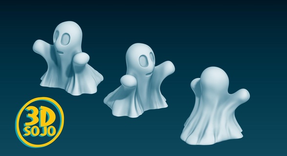 fantasma fantasma fantasma muñeco Víspera Santos miedo niño niño juguete 3d print model - Mito3D