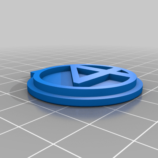 fantastic 4 keychain art fantastic4 marvel signs logos 3D print model - Mito3D
