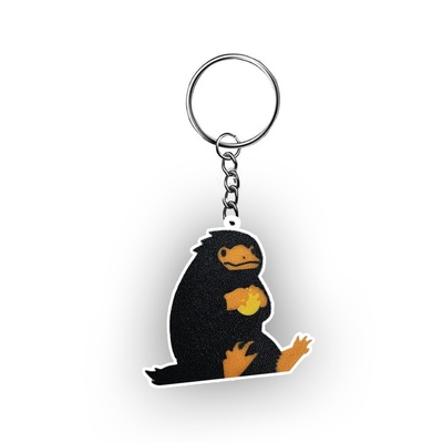 fantastique bêtes niffler porte clés bijoux harry potter fantastiques a1 bambu kobra3 anycubic x1s bambulab ams 3d print model - Mito3D