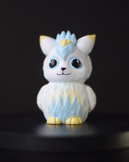 fantasy animal Art pokemon pokèmon monster toy cute kawaii chibi 3d print model - Mito3D