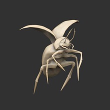 fantasy beetles x3 art creatures spitter hugger fable beetle 3d print model - Mito3D