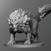 fantasy creature 3d print model - Mito3D