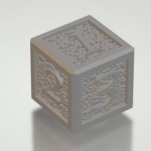 fantasia dados 6 parede jogos masmorras dragões tampo mesa 3d print model - Mito3D