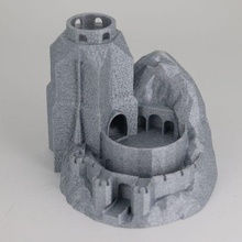 fantasy dice tower game lotr lord rings helms deep tabletop 3d print model - Mito3D