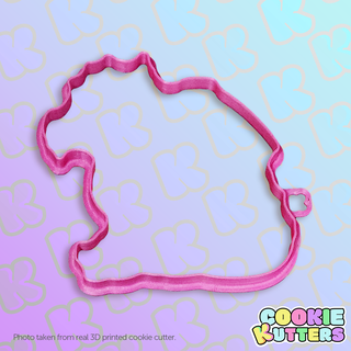 fantasy dragon cookie cutter mold silhouette kutters kitchen food recipe cookies 3d print contour 3d print model - Mito3D
