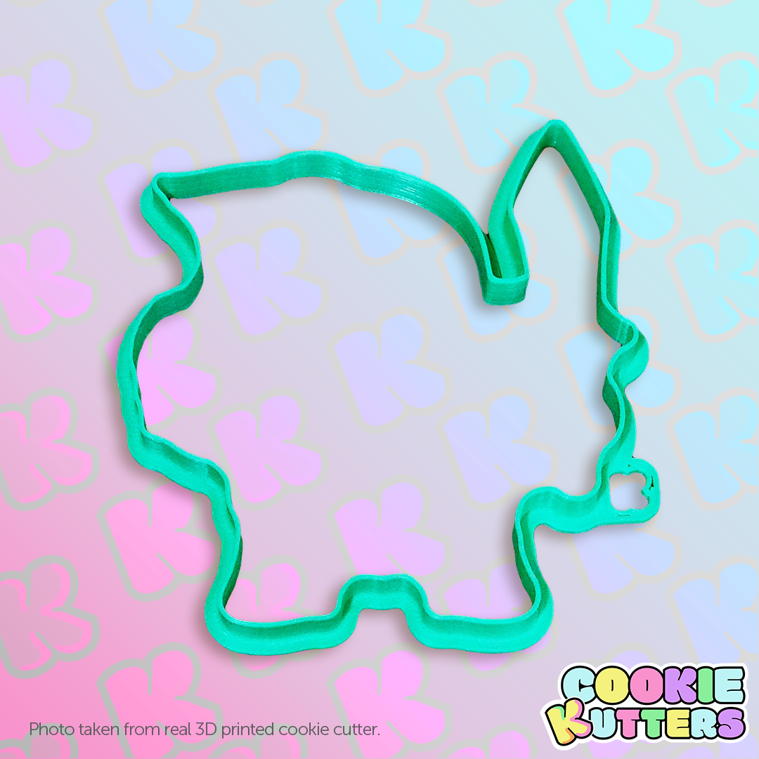 fantasy dwarf cookie cutter mold silhouette kutters kitchen food recipe cookies 3d print contour 3D print model - Mito3D