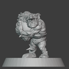 fantasy football goblin lineman 1 3d print model - Mito3D