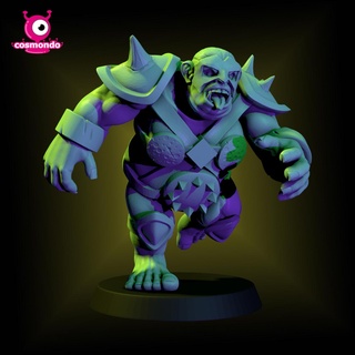 fantasy football masked ogre amazon human teams Game blood bowl lines thrower catcher blitzer female big guy 3d print model - Mito3D