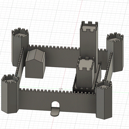 fantasia fortaleza arquitetura castelo 3D print model - Mito3D