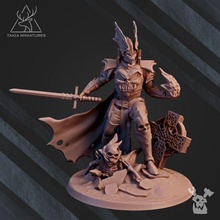 fantasy hero vampire lord 3d print model - Mito3D
