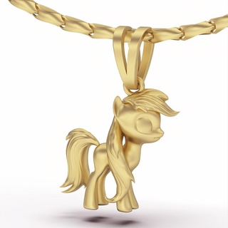 fantasy horse pendant silver gold jewelry printable 3d model trend fashion design zbrush 3d print model - Mito3D