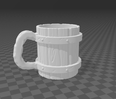 fantasy jug - mug medieval genshin impact witcher lord rings cosplay 3d print model - Mito3D