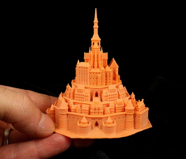 fantezi Ortaçağa ait kale 2 3d print model - Mito3D