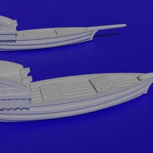 fantasy merchant ship 3d print model - Mito3D
