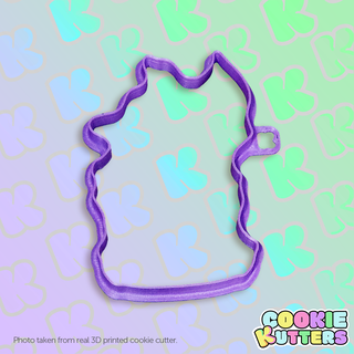 fantasy sorcerer cookie cutter mold silhouette kutters kitchen food recipe cookies 3d print contour 3d print model - Mito3D