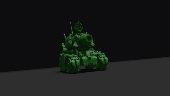 fantezi tank oyuncak dekorasyon oyuncaklar güzel yeni savaş araç araba seyyar 3d print model - Mito3D