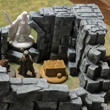 fantasy wargame terrain - clue marker objectives game games warhammer quest rosd objective mordheim markers heroquest frostgrave token 3d print model - Mito3D