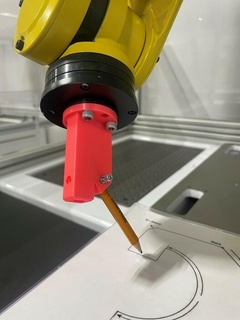 Fanuc lr Dostum kalem Kulp destek robot robotik robotlar botlar elektronik 3d print model - Mito3D