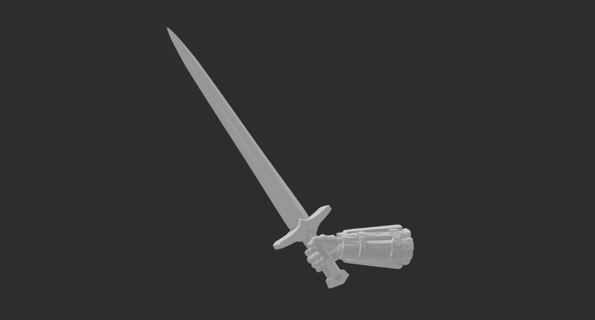 Faramir bekçi kol değiştirme Minas Tirith Kral yüzükler lotr mesbg gondor 3d print model - Mito3D